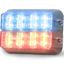 Code 3, Stacked Dual Head Flashing LED X - Blue/Red