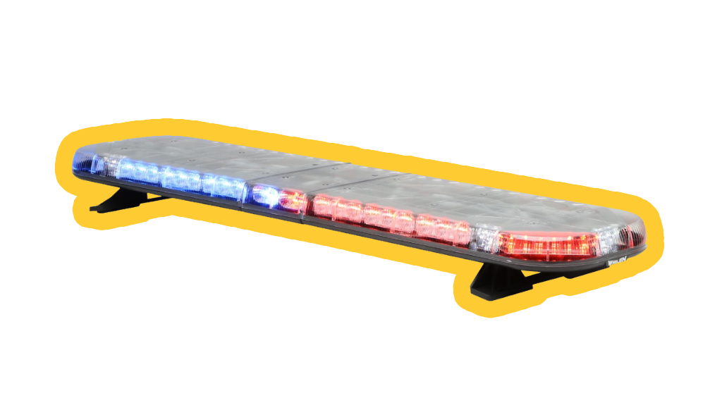 Whelen Justice Lightbar with Amber Highlights