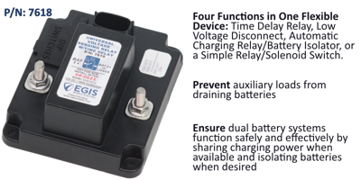 Universal Voltage Sensing Relay w/Optional Time Delay, 160 Amp