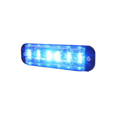 Code 3, Mega Thin Surface Mount 6 LEDs - Blue