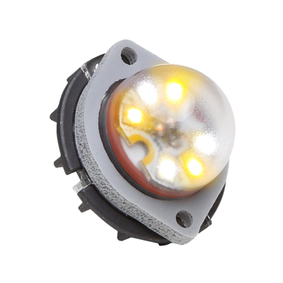 Whelen Vertex Super-LED Omni Directional Lighthead Split Amber/White