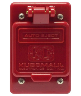 Kussmaul, WeatherpRoof Cover WP Auto Ejects Wiring Kit and Manual Receptacle - Red