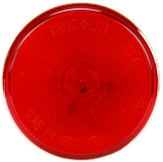 Truck-Lite, 10 Series, Incandescent, Red Round, 1 Bulb, Marker Clearance Light, 12V