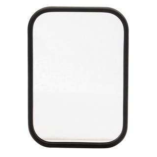 MIRROR, BLK, OUTER PROTECTIVE BUMPER TYPE