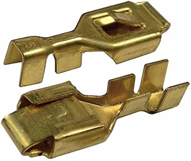 Pico, Electrical Wiring Brass 0.250" Female Lock Receptacle Connector