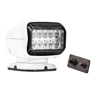 GoLight, SpotLight, Hardwired, Remote Controlled, 40 Watts, 12V DC, 3.5 Amps, 410,000, LED - White