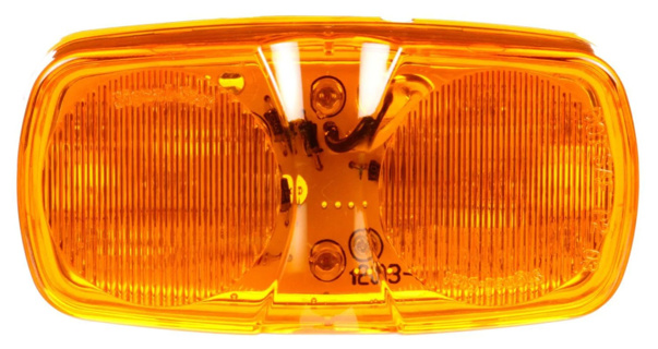 Truck-Lite, LED Signal Stat M/C Rectangular Lens and Housing - Amber