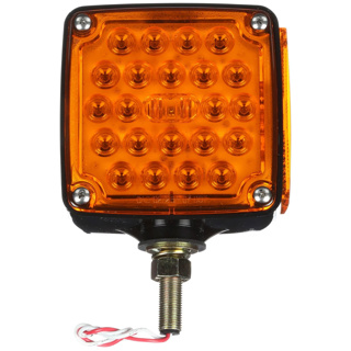 Trucklite, Signal-Stat LED Square Pedestal Light - Amber/Amber