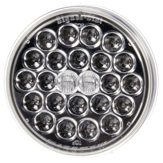 Truck-Lite, LED Signal Stat S/T/T 4" Round Lamp Lens - Clear