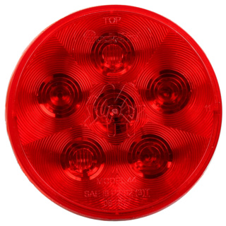 Truck-Lite, Super 44 S/T/T, 6 LED Grommet Mount Lamp Kit - Red