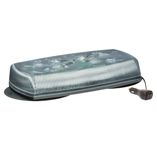 ECCO, 5585 Series Reflex LED Minibar 15" Vac Mag Mount Clear Dome - Amber