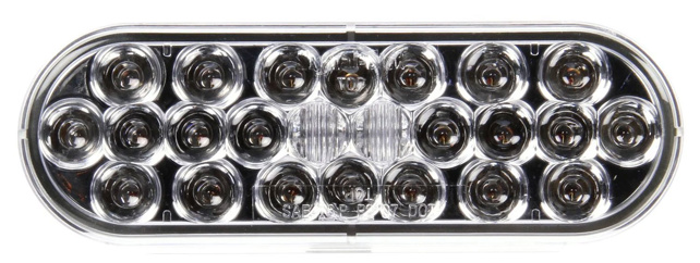 Truck-Lite, LED Signal Stat S/T/T 60 Series Oval Lamp Clear Lens