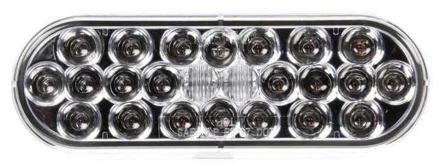 Truck-Lite, LED Signal Stat S/T/T 60 Series Oval Lamp Clear Lens