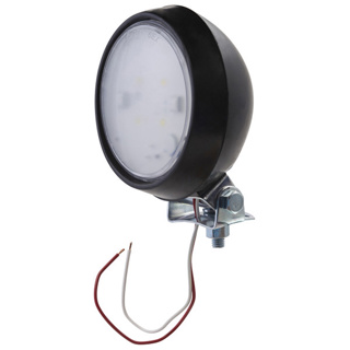 LED WORKLIGHT, ROUND RUBBER HSNG