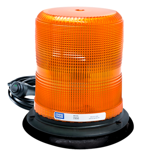 ECCO, 7950 Series Pulse II LED Beacon Med-Pro Vac/Mag Mount - Amber