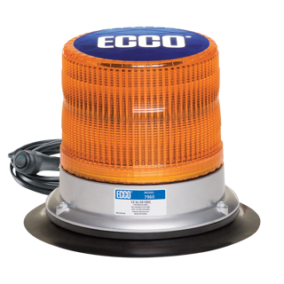 ECCO, 7960 Pulse Series SAE Class I LED Beacon - Amber