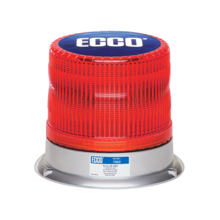 ECCO, 7960 Pulse Series SAE Class I LED Beacon - Red