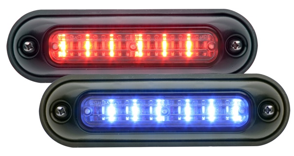 Whelen, ION Duo LED Surface Mount - Red/Blue