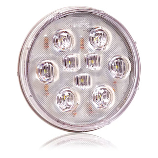 Maxxima, 4" Round LED Backup Light - White