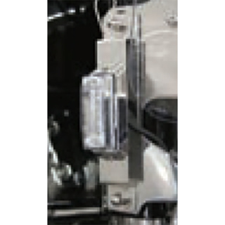 Whelen, Harley-Davidson Side Windshield Mounting Bracket Kit for RV TIR3, Stainless Steel