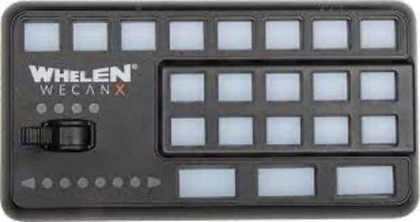Whelen Core WCX 21 Push-Buttons & 4-Position Slide Control Head