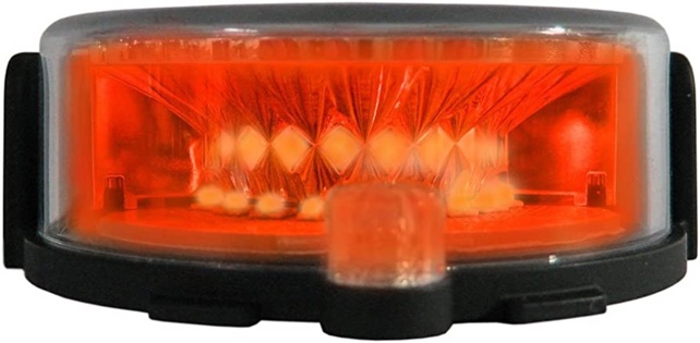SoundOff, Intersector Under Mirror/Surface Mount Light, 9-32 Vdc, 18 LEDs - Red