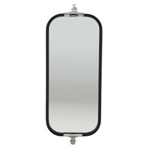 Grote, OEM-Style Flat Ribbed-Back West Coast Mirror - Stainless Steel