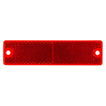 Grote, Mini Stick-On / Screw-Mount Rectangular Reflectors - Red