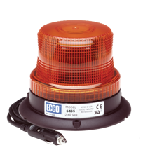 ECCO, 6454 Series LED Beacon Low Profile, Magnet Mount - Amber