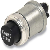 Cole Hersee, Engine Start Momentary Switch - Black