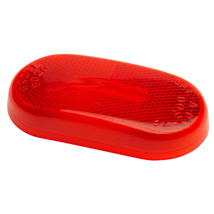 Grote, Two-Bulb Oval Lens - Red