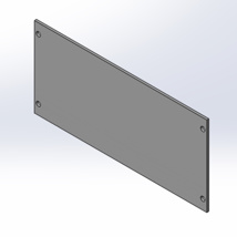Troy Products 2" Blank Filler Plate