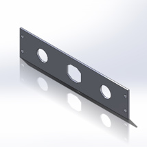 Troy, 2" Face Plate, Fits pre-punched w/ holes for 2x DC outlets & 1x Dual-port USB module