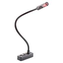 LITLITE, 12", On/Off switch, W/R LED modes, Top neck / Horz mount