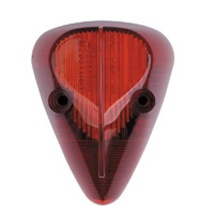Maxxima, Bus/Cab Triangle Combination Marker - Red