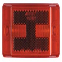 Maxxima, 2" X 6" Clearance Marker/Auxiliary Turn - Red