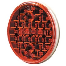 Maxxima, 4" Round Stop/Tail/Turn Lamp, Vantage Series - Red