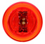 Truck-Lite, 10 Series, LED, Red Round, 2 Diode, Marker Clearance Light, P2, Fit 'N Forget M/C, 12V