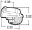Truck-Lite, LED 15 Series License Kit, 12V - Black