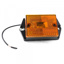Grote, Rectangular Single-Bulb Clearance Marker Lights, Built-In Reflector - Amber