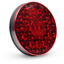 Grote, 4" Round LED S/T/T Lights w/ Integrated Backup, Integrated 4-Pin Hard Shell Termination - Red