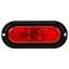 Trucklite, Super 66 Red LED Black Mount Flang