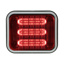 Code 3, 7" x 9" LED Prizm II With Bezel - Red