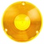 Trucklite, Round Acrylic, Replacement Lens for Pedestal Lights- Yellow