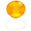 Trucklite, Round Acrylic, Replacement Lens for Pedestal Lights- Yellow