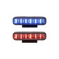 Whelen ION Duo Series Linear Red/Blue Blk Housing 