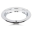 Maxxima, 4" Round Stainless Steel Security Flange Chrome Finish
